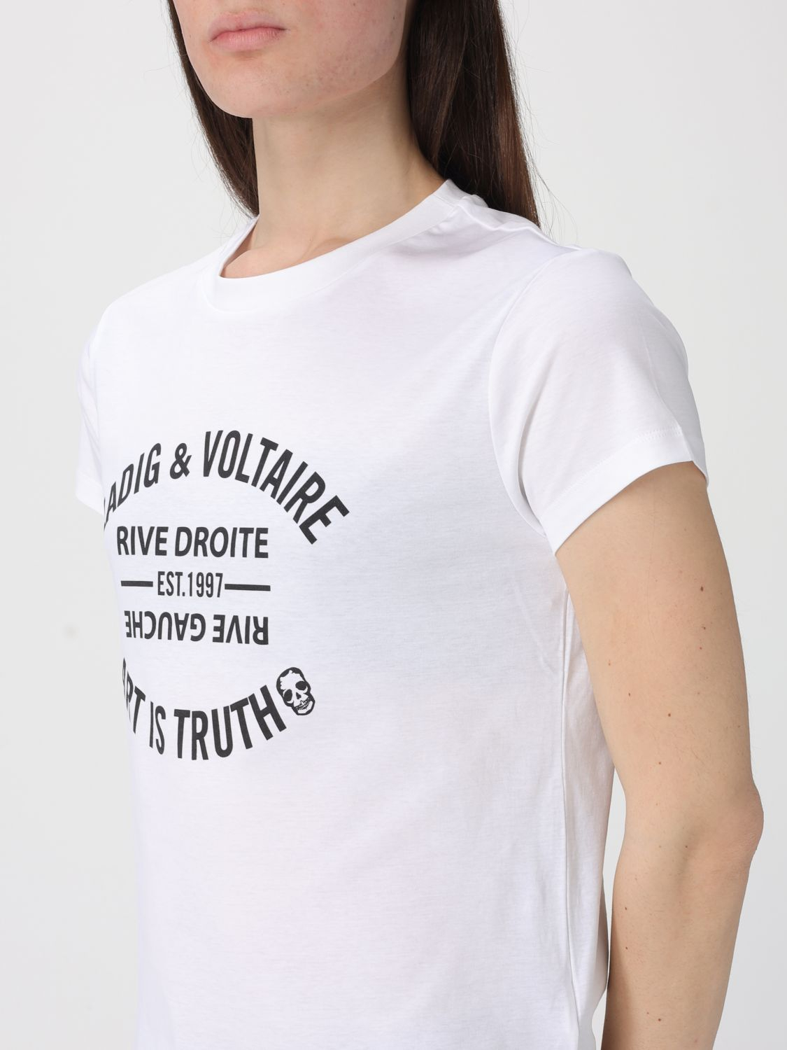 [Zadig & Voltaire] T-shirts Short Sleeve SS26 JWTS02769 107