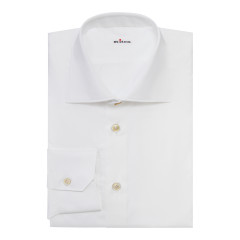 [Kiton] Shirts Long Sleeve FW26 UCCH0960801009009 WHITE