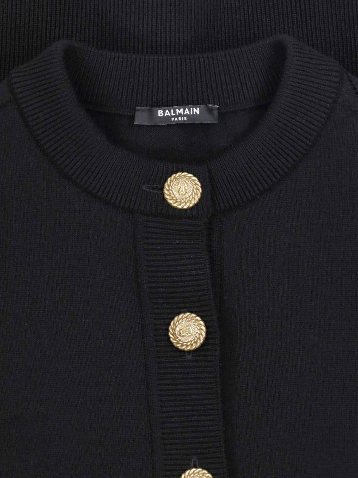 [Balmain] Knitwear FW26 HF1KN085KJ990PA