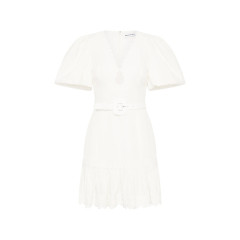 [Rebecca Vallance] Short sleeve dress SS26 2601-1534  IVORY
