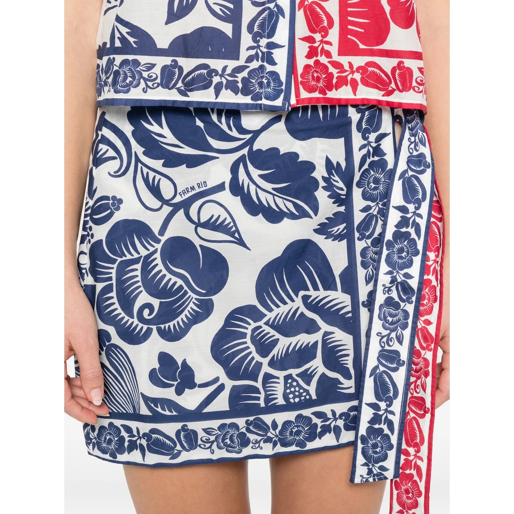 [Farm Rio] Mini skirt SS26 344784  26021