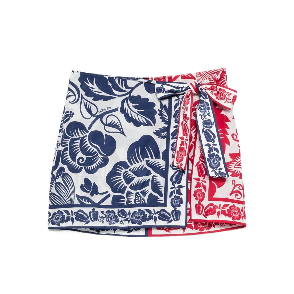 [Farm Rio] Mini skirt SS26 344784  26021