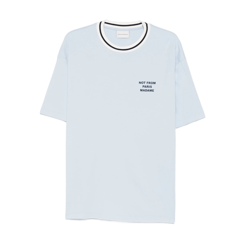 [DROLE DE MONSIEUR] T-shirts Short Sleeve SS26 J-TS189 CO002 LIBLU