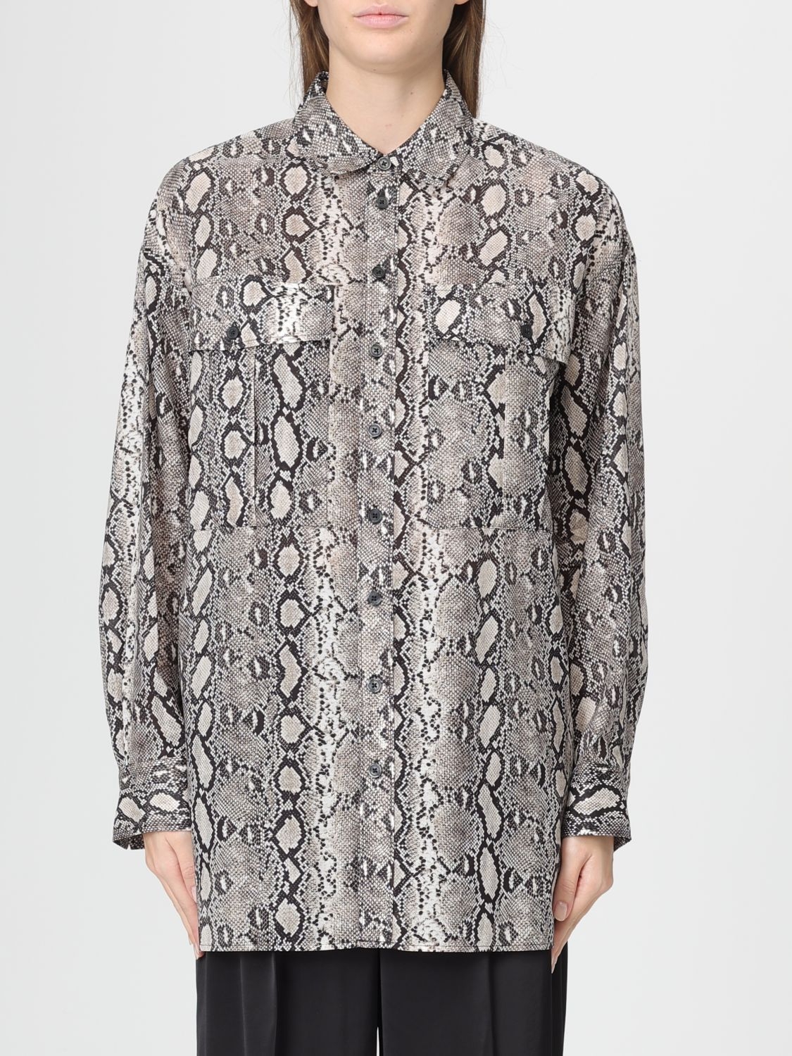 [Michael Kors] Shirts Long Sleeve FW25 MT540WAK6A 120