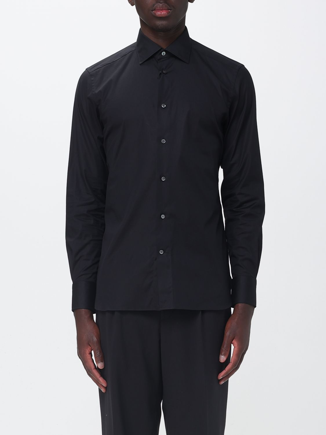 [ZEGNA] Shirts Long Sleeve SS26 304104A39MS0JI 001