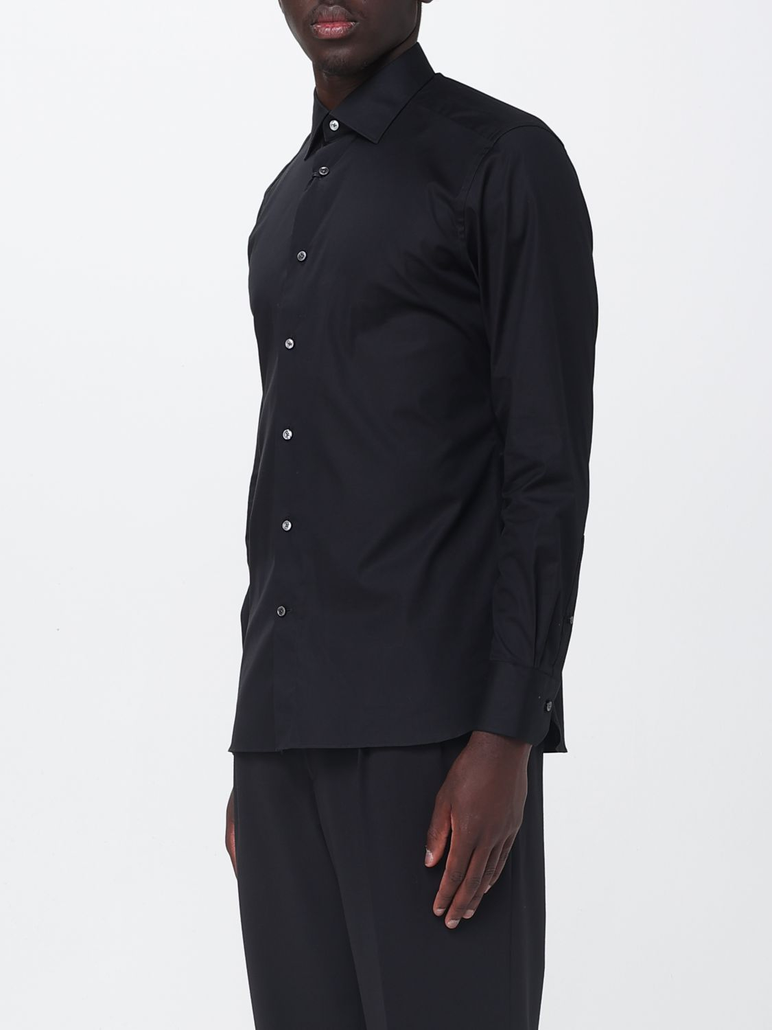 [ZEGNA] Shirts Long Sleeve SS26 304104A39MS0JI 001