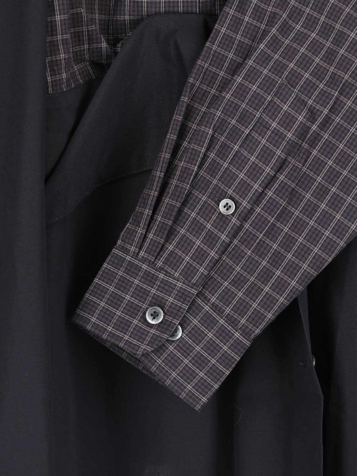 [Our Legacy] Shirts Long Sleeve FW25 W4252GBBLACK LIQUID POPLIN