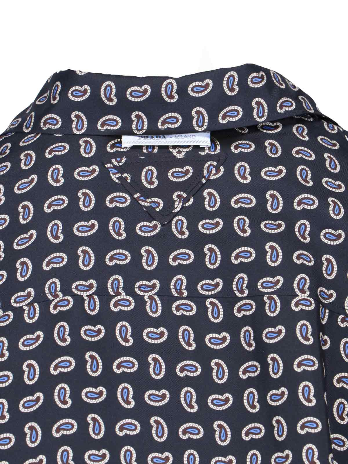 [Prada] Shirts Long Sleeve FW24 P415H OOO 15GGF0008