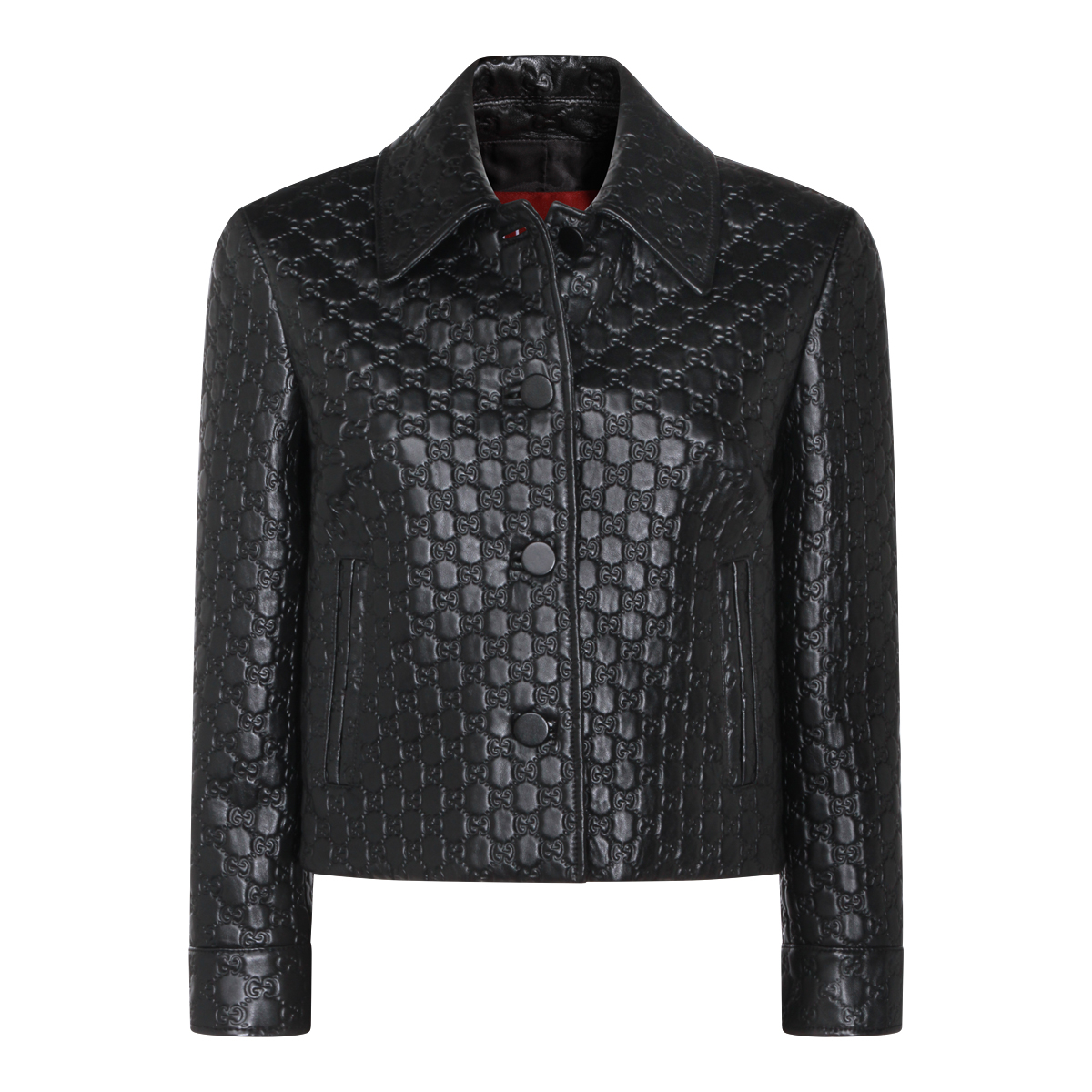[Gucci] Leather Jacket FW25 834308XNA4F1000