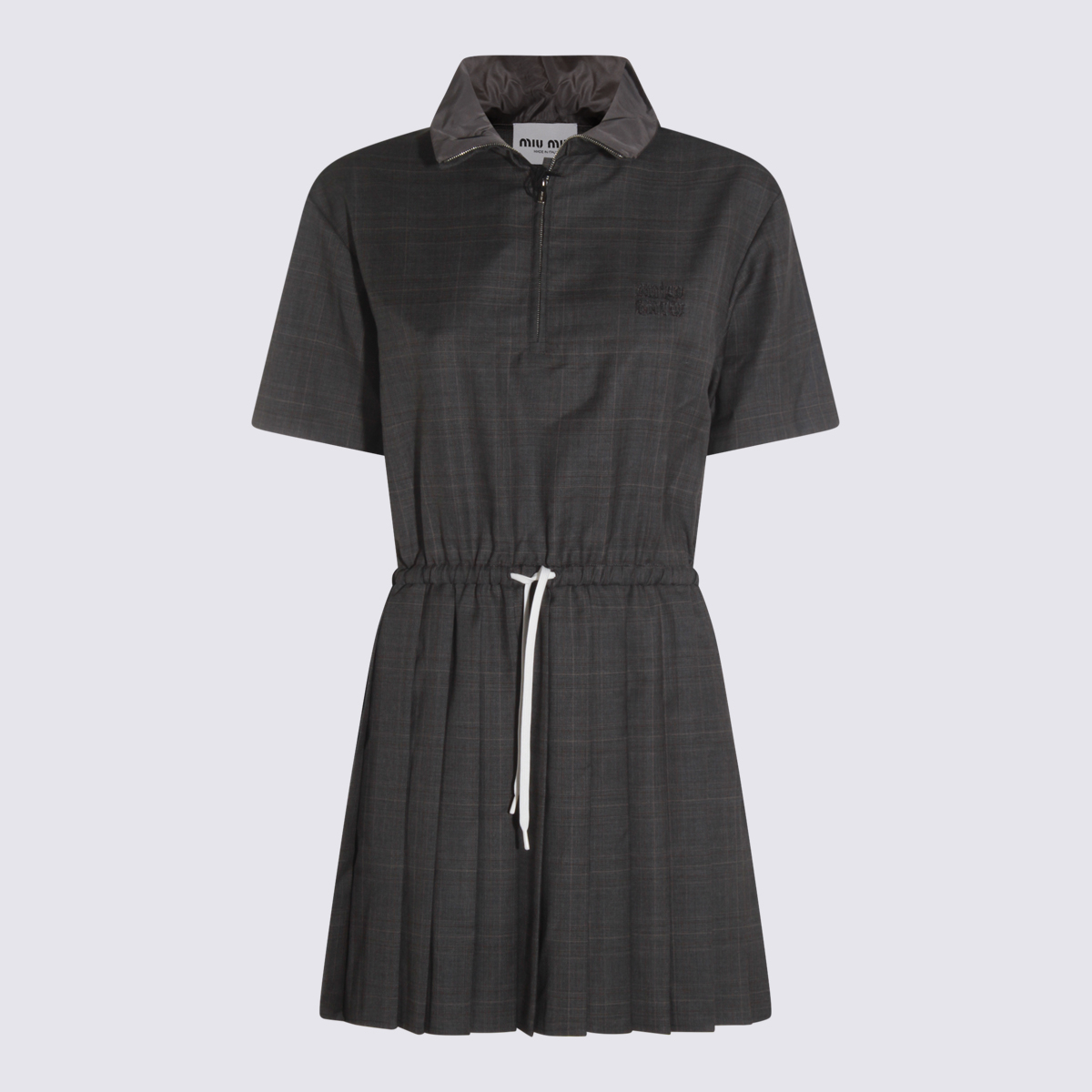 [Miu Miu] Short sleeve dress FW25 MF5994SOOO175YF0480