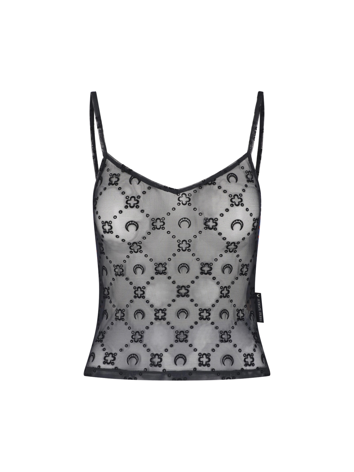 [MARINE SERRE] Tank top SS26 WTO514A CJER0005BK99