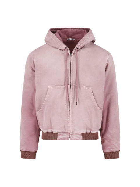 [AURALEE] Zip up SS26 A25AB02CDFADED BURGUNDY