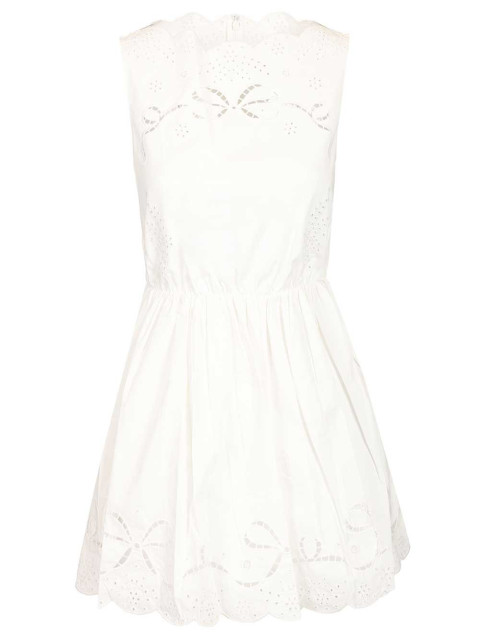 [Self-portrait] Sleeveless dress CO AC26-034S-WWHITE