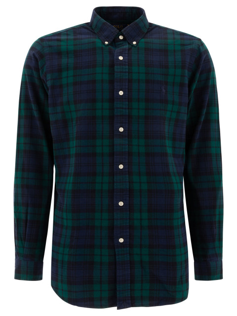 [Polo Ralph Lauren] Shirts Long Sleeve FW25 7109538910015753 NAVY/GREEN MULTI