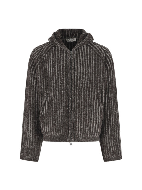 [Our Legacy] Sweatshirt FW25 M4253LVVANISE BROWN STRIPE ISELS WOOL