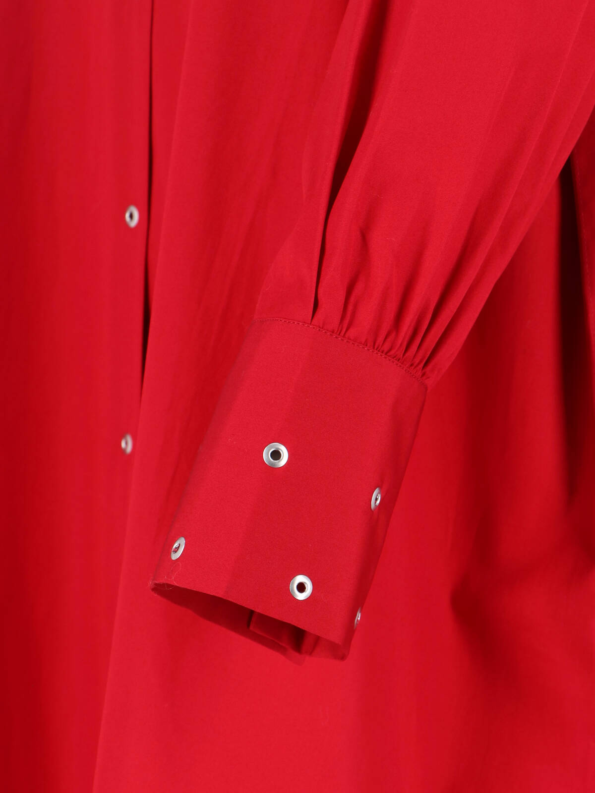 [Our Legacy] Long sleeve dress FW25 W4257FLLIPSTICK RED SUPER POPLIN