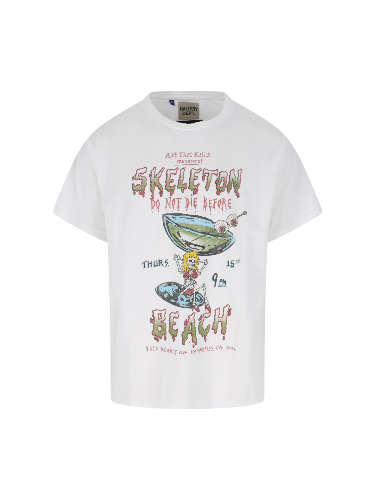 [GALLERY DEPT] T-shirts Short Sleeve SS26 TOP011CLEAN WHITE