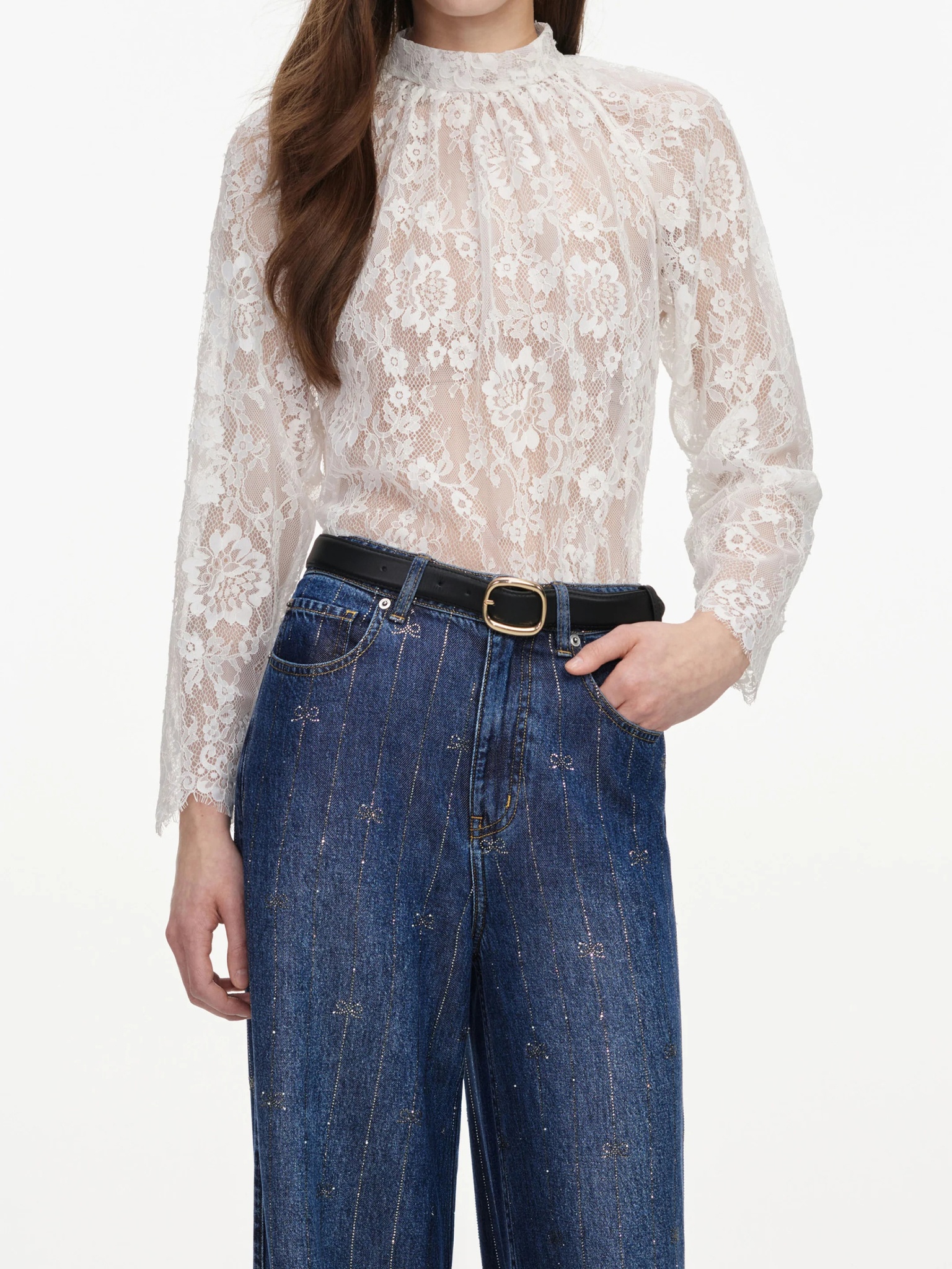 [SELF PORTRAIT] Jeans FW26 PF26826PABLBLUE