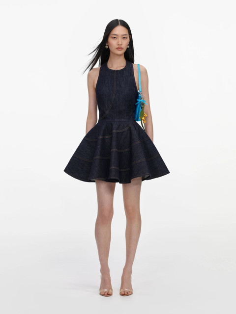 [SELF PORTRAIT] Sleeveless dress FW26 PF26810SBLBLUE