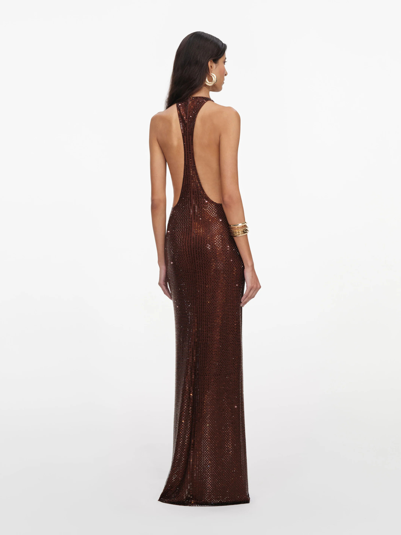 [SELF PORTRAIT] Sleeveless dress FW26 PF26041XBBRBROWN