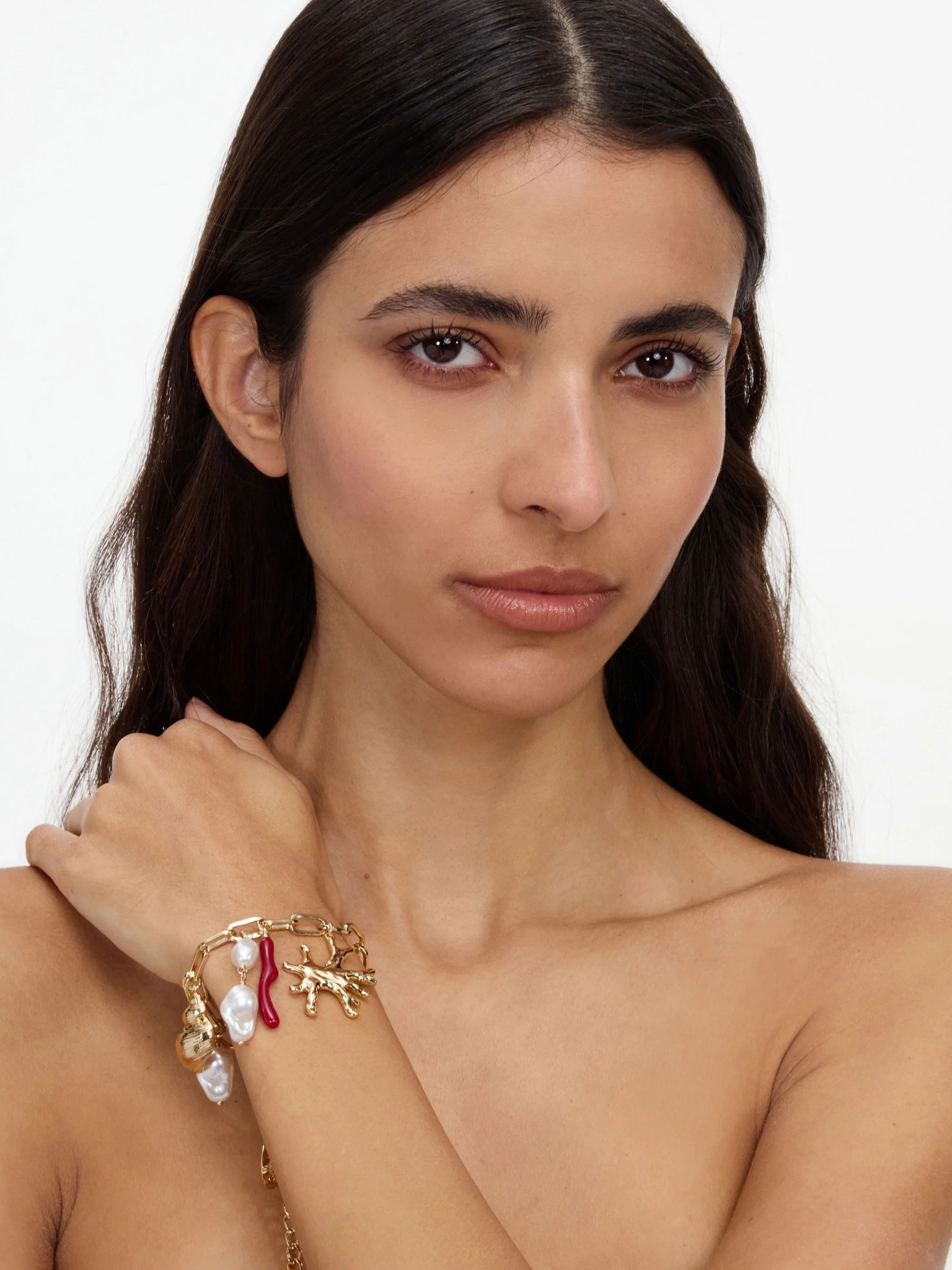 [SELF PORTRAIT] Necklace FW26 PF26618BGDGOLD