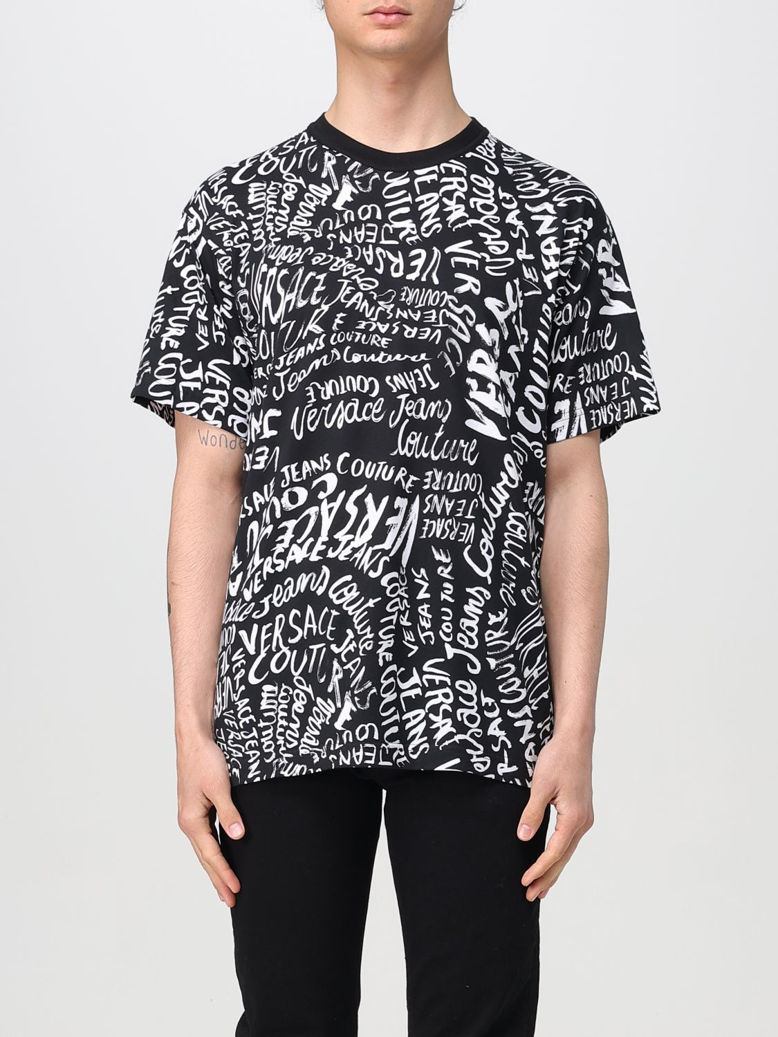 [VERSACE JEANS COUTURE] T-shirts Short Sleeve SS25 78GAH6R0JS440 L01