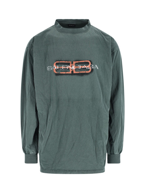 [Balenciaga] T-shirts Long Sleeve FW25 850404 TTVD63004