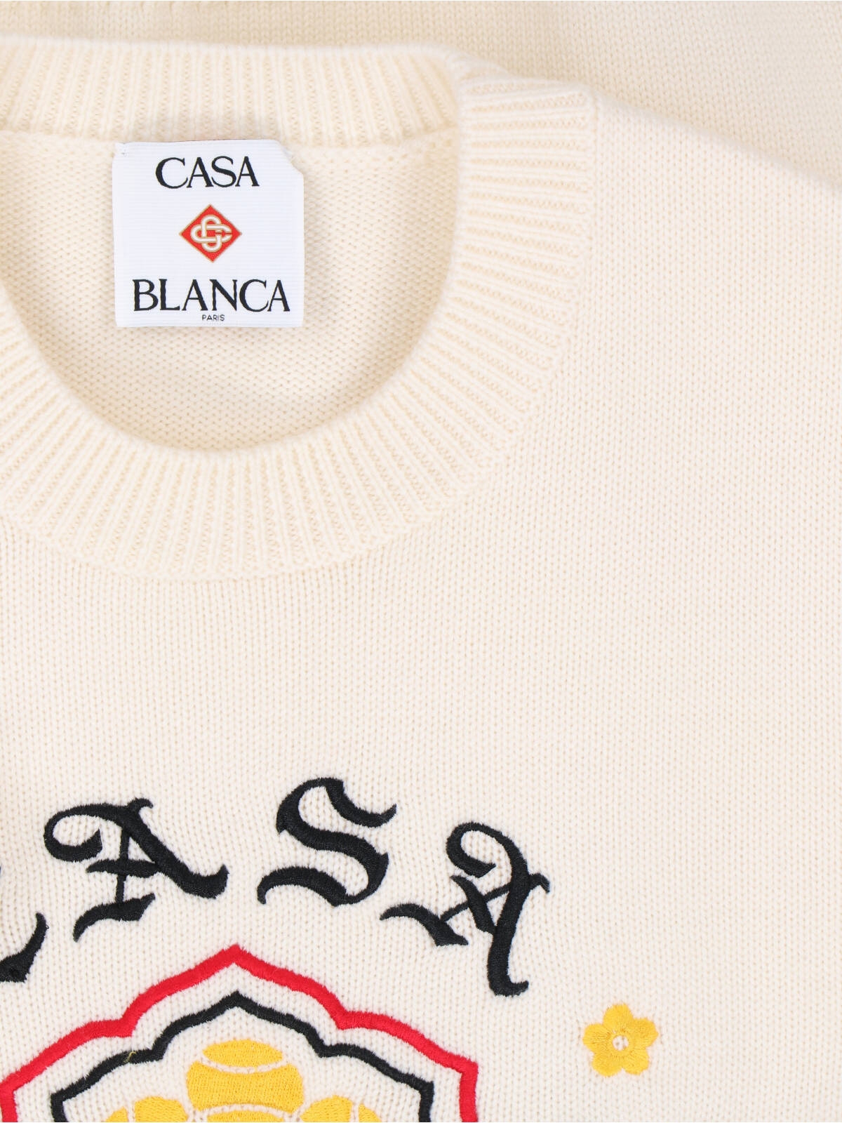 [Casablanca] Knitwear FW25 M AW25 KW 1105 01BOSOZUKU
