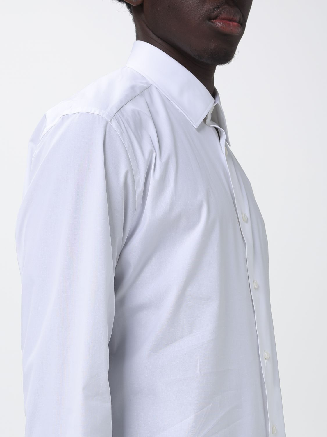 [ZEGNA] Shirts Long Sleeve SS26 9RS4PA304100A3 100