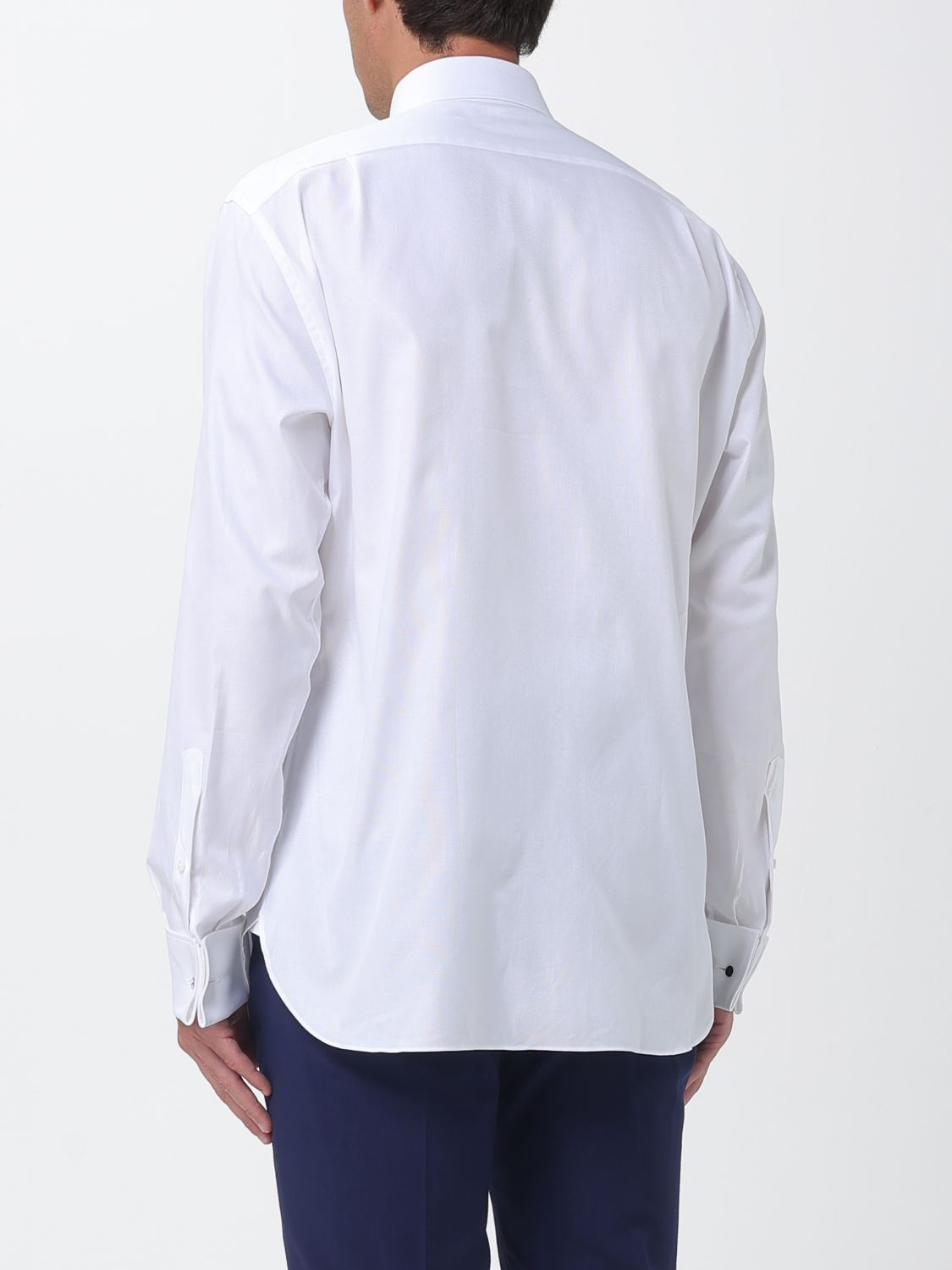 [ZEGNA] Shirts Long Sleeve SS26 9RS4PA303901A3 100