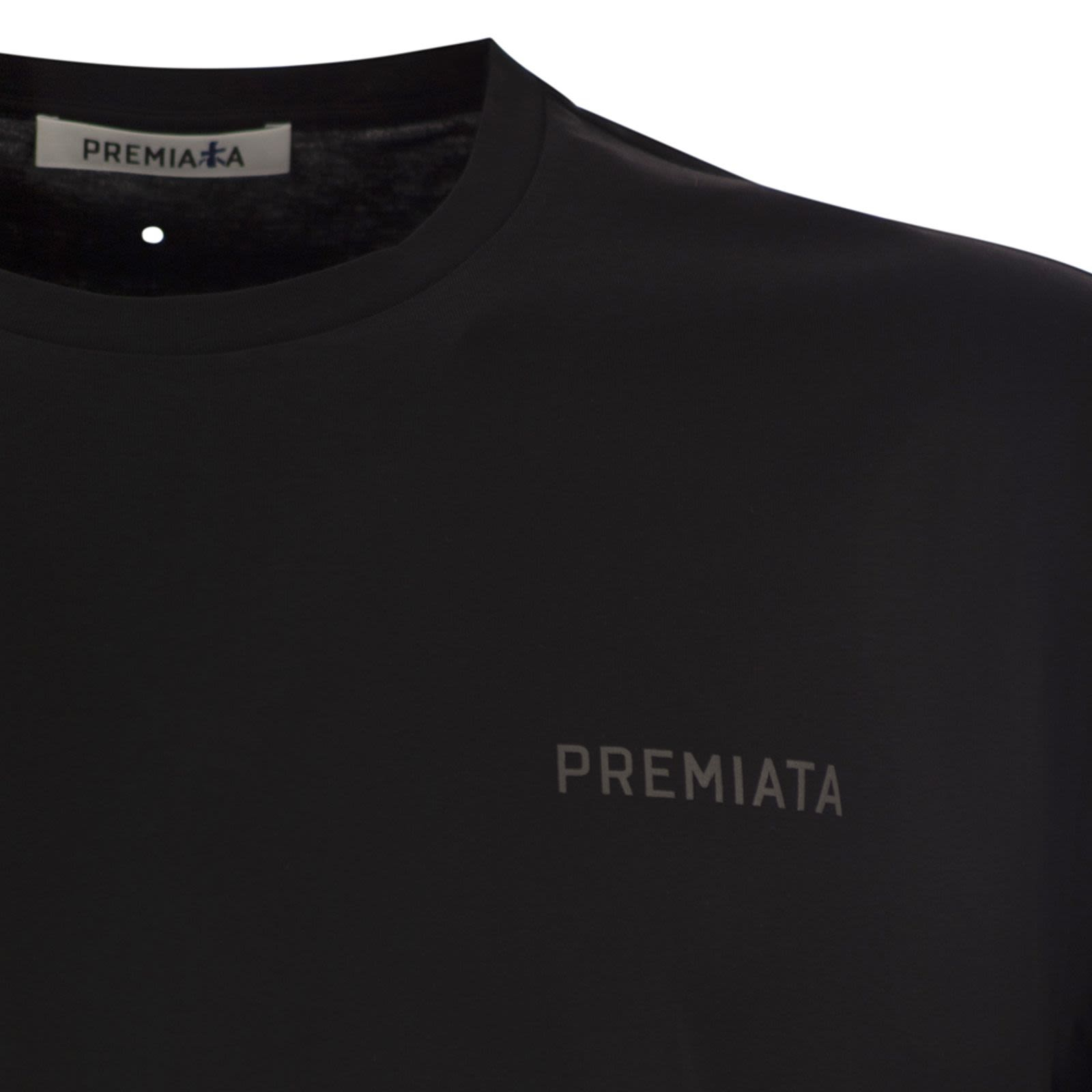 [Premiata] T-shirts Short Sleeve SS25 PA1019 BLACK