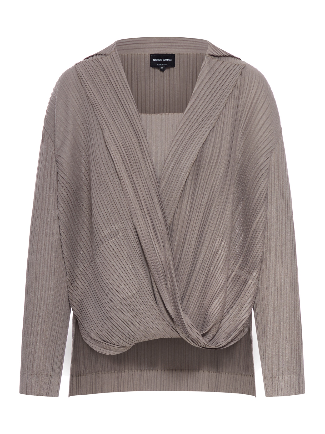 [Giorgio Armani] Blouse SS26 GW003427AF23439U6200 MAJOR BROWN