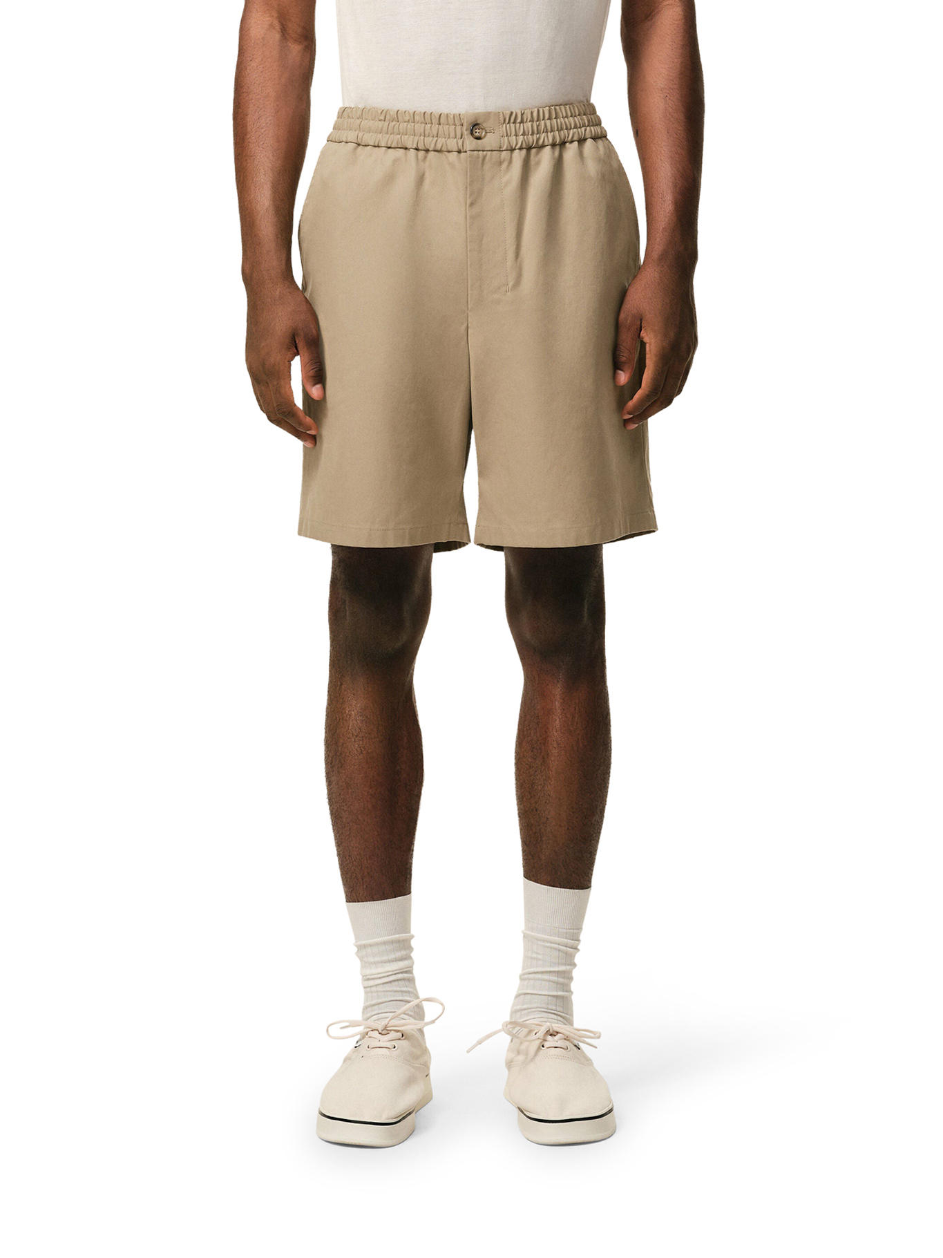 [Ami Paris] Shorts SS26 HSO835CO0132A036 BEIGE TAUPE