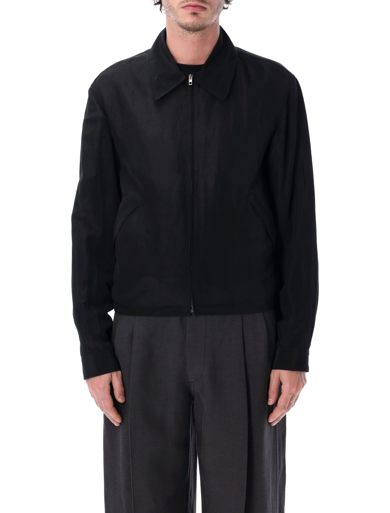 [LEMAIRE] Casual Jacket SS26 OW1231LF1022BK999