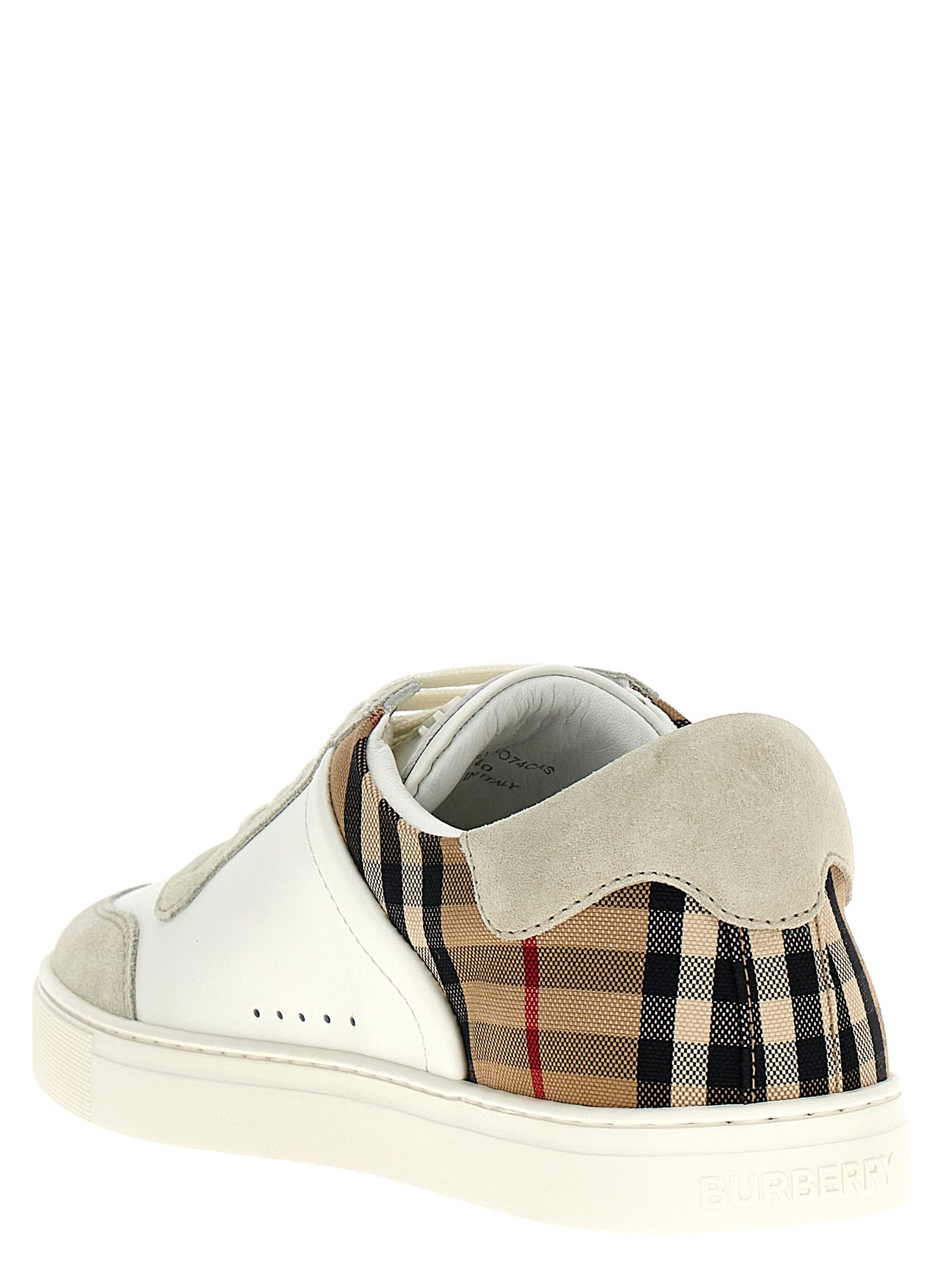 [Burberry] Sneakers SS26 8069089NTWHTARBEIGEIPCHK