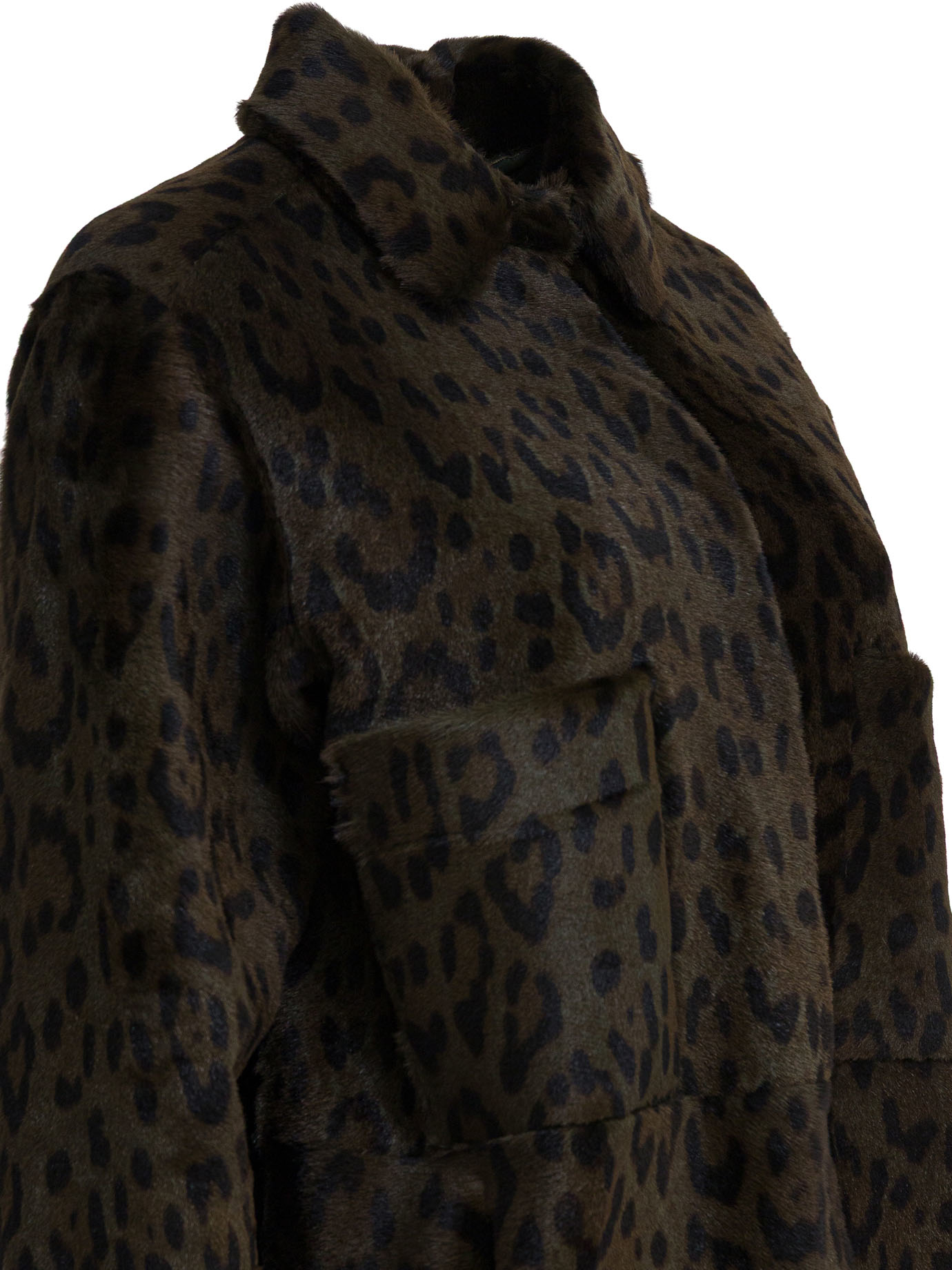 [FURLING BY GIANI] Casual Jacket FW26 PERLAAGNELLO LEOPARDOMILITARE