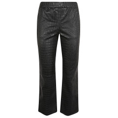 [ENES] Trousers FW24 RELAXBOOTCUTCROCOSTRETCHBLACK