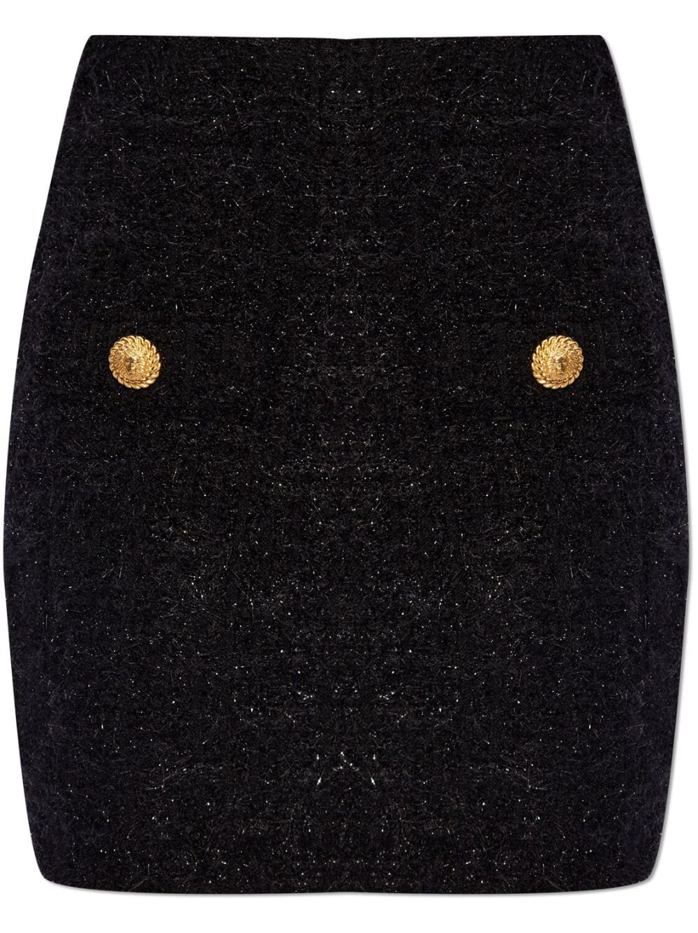 [Balmain] Mini skirt FW24 DF1LB015KG430PA