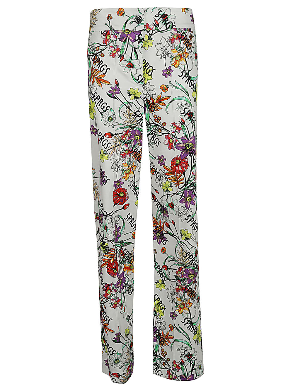 [5progress] Trousers SS23 9020FLORAWHITE