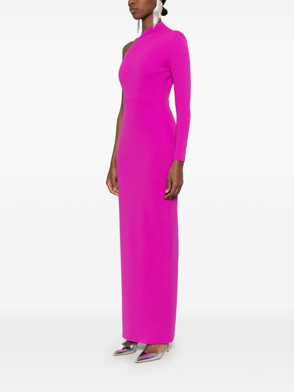 [Solace London] Long sleeve dress SS25 OS43024FUCHSIA