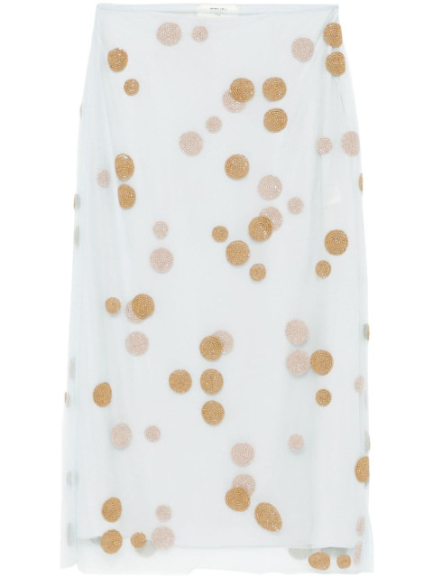 [Fendi] Midi skirt FW24 FQ7595ARUUF1PNK