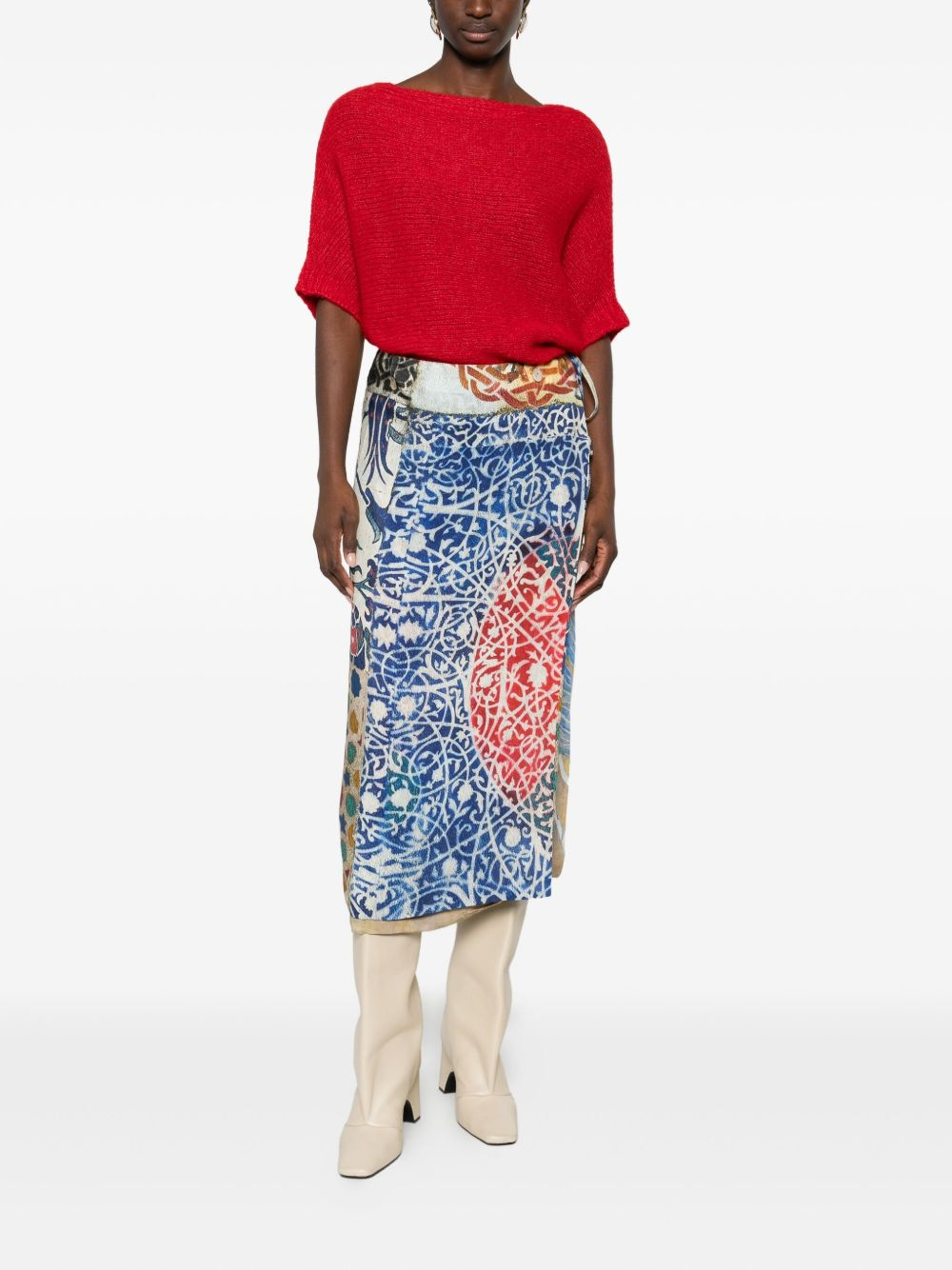 [TALKING WALLS] T-shirts Short Sleeve FW25 TW2202LIPSTICKRED