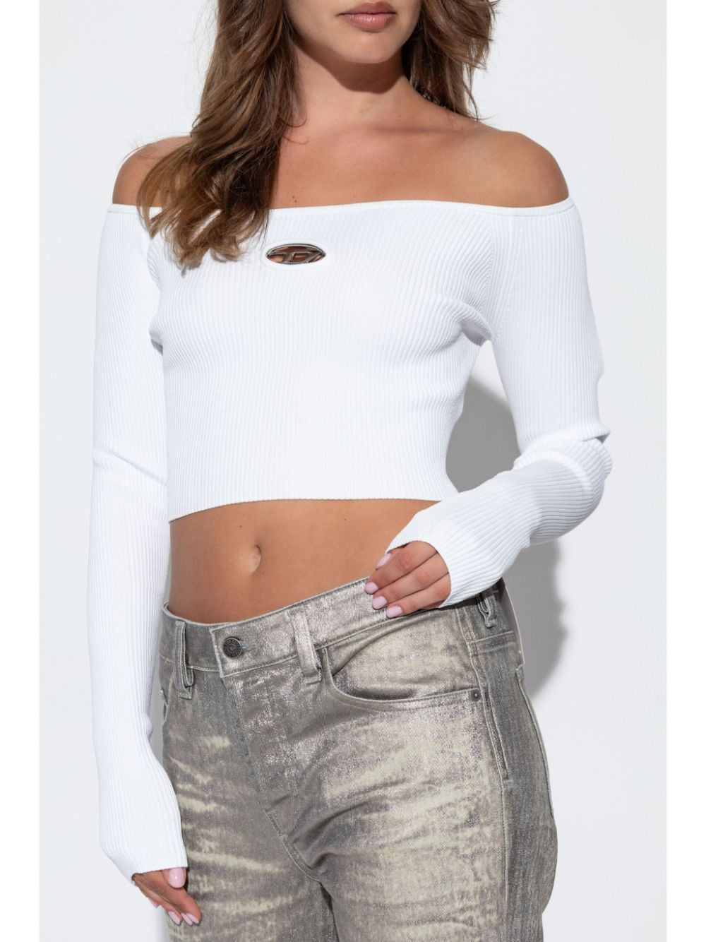 [Diesel] T-shirts Long Sleeve SS25 A141890DLAX100