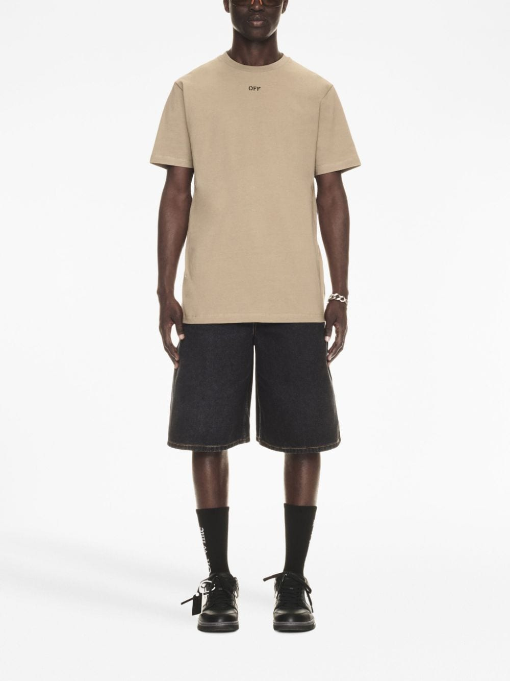 [Off White] T-shirts Short Sleeve FW23 OMAA027F23JER0086110
