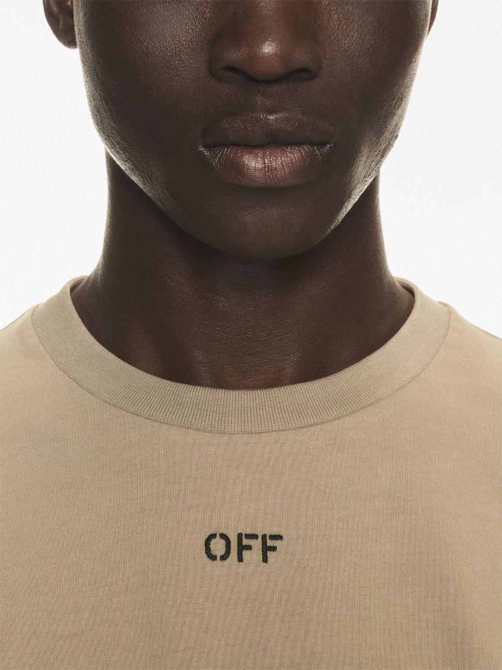[Off White] T-shirts Short Sleeve FW23 OMAA027F23JER0086110