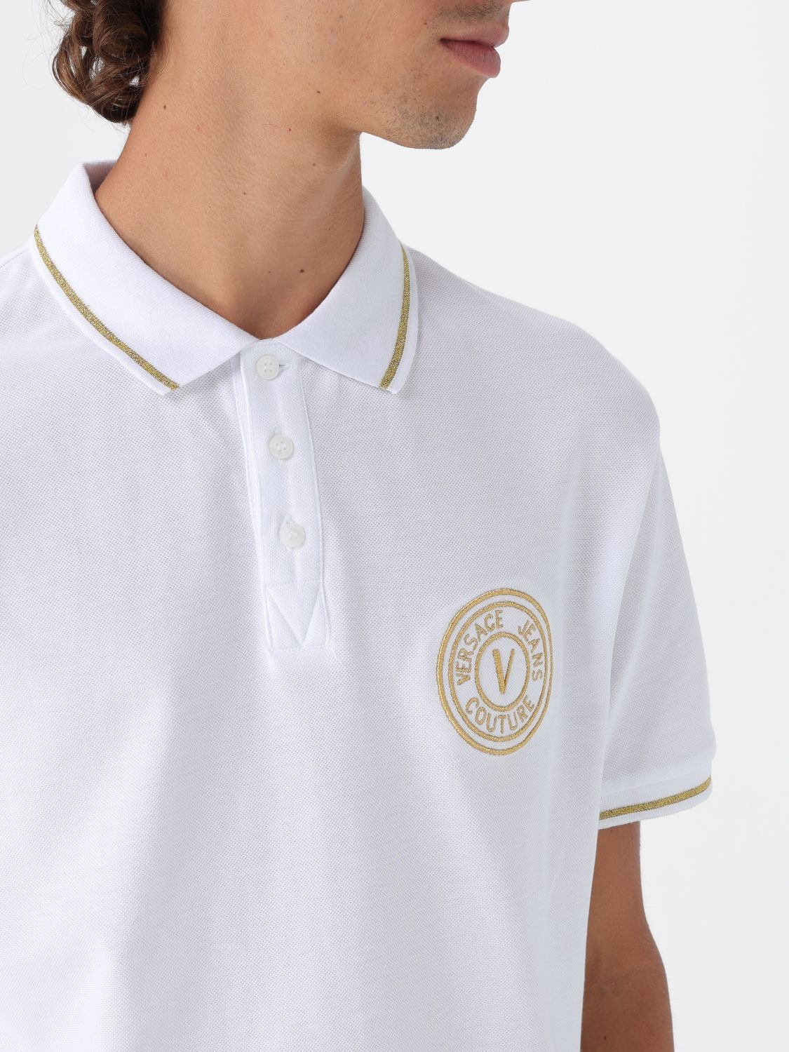 [VERSACE JEANS COUTURE] T-shirts Short Sleeve FW25 79GAGT00CJ01T G03