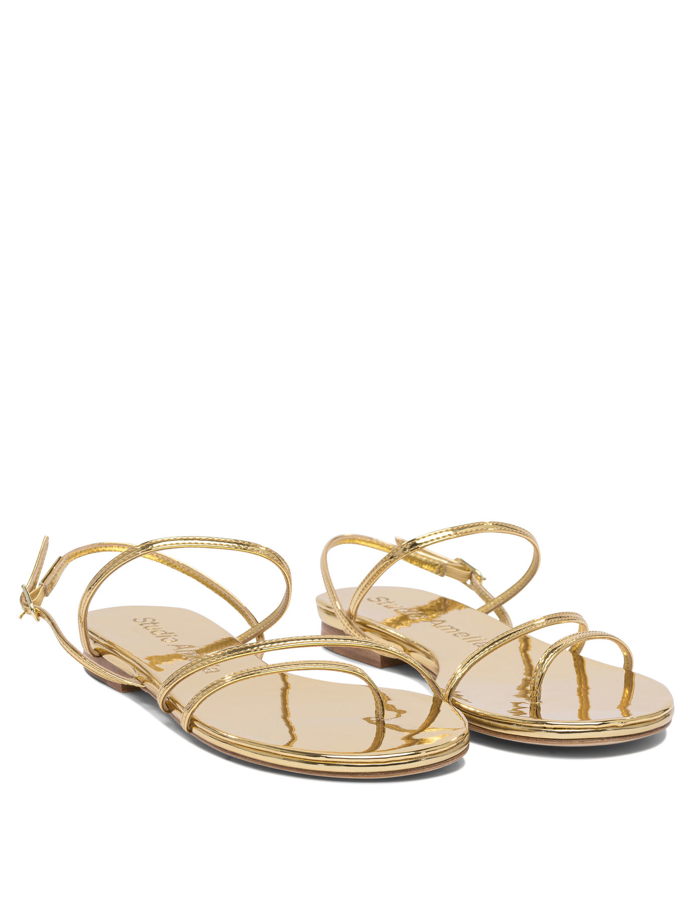 [Studio Amelia] Sandals SS25 F860CFSHELIX FLATGLD