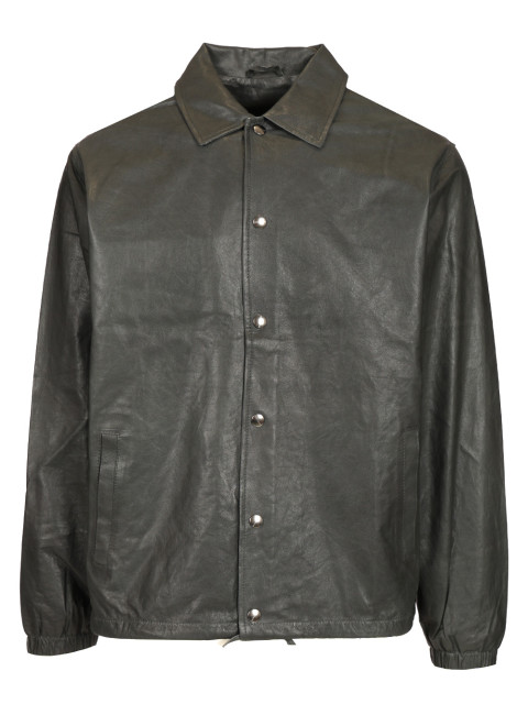 [Giorgio Brato] Leather Jacket SS25 GU25S24003STPYSMOKE