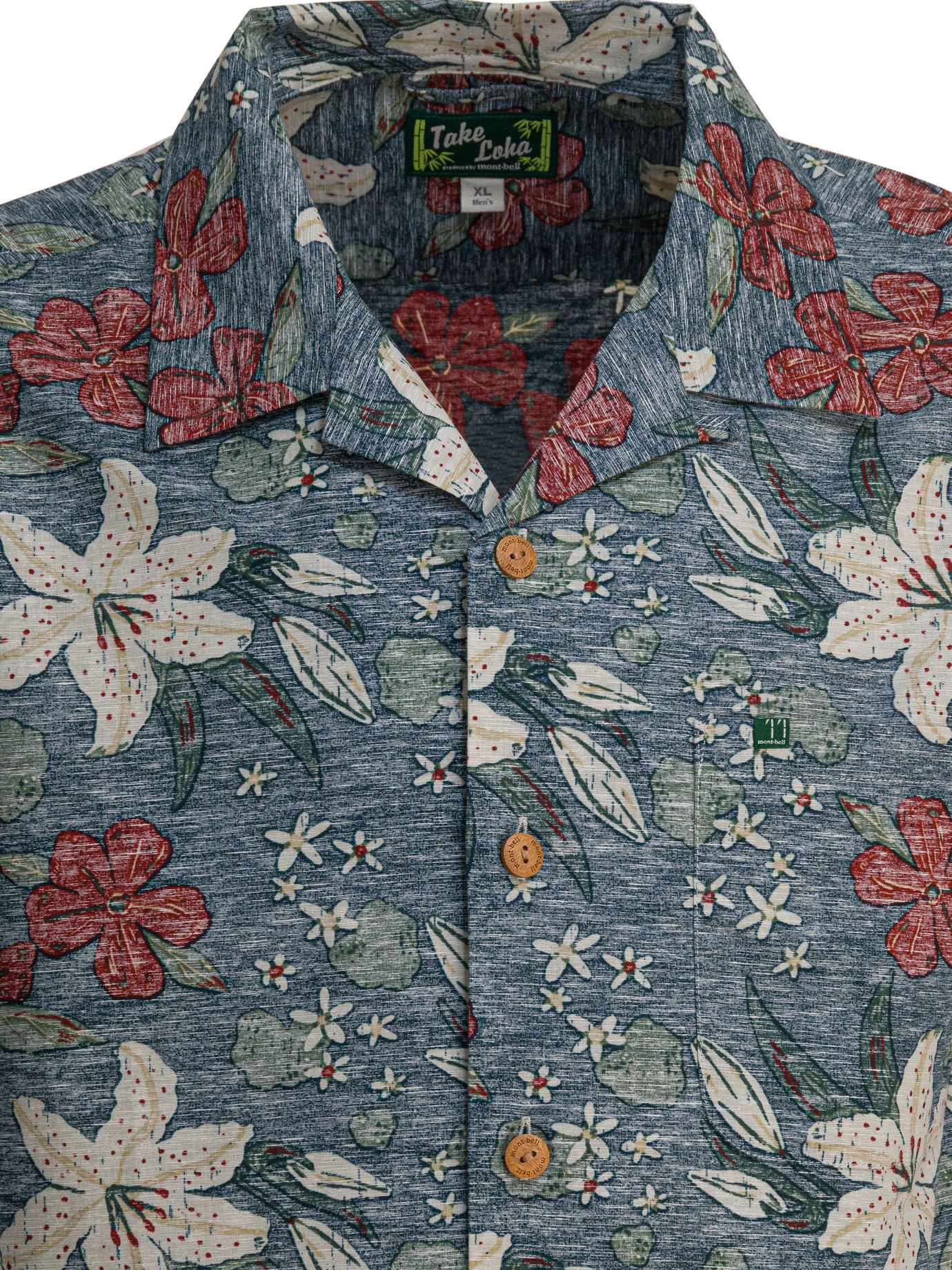 [Montbell] Shirts Short Sleeve FW25 2104729TAKE LOHA M'S YAMAYURI#2
