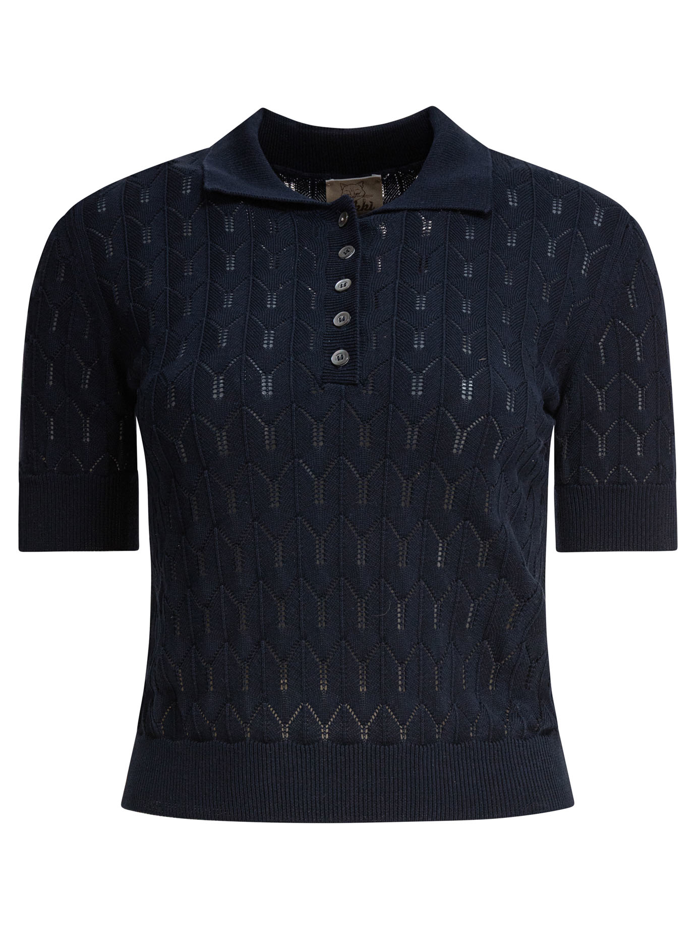 [Rakki] Shirts Short Sleeve SS25 CALIFORNIABLU NOTTE